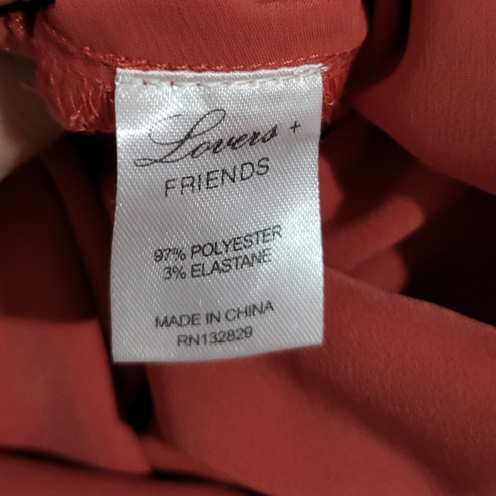 Lovers & Friends X Mark's The Spot‎ Jumpsuit Blood Orange size S - Picture 10 of 10